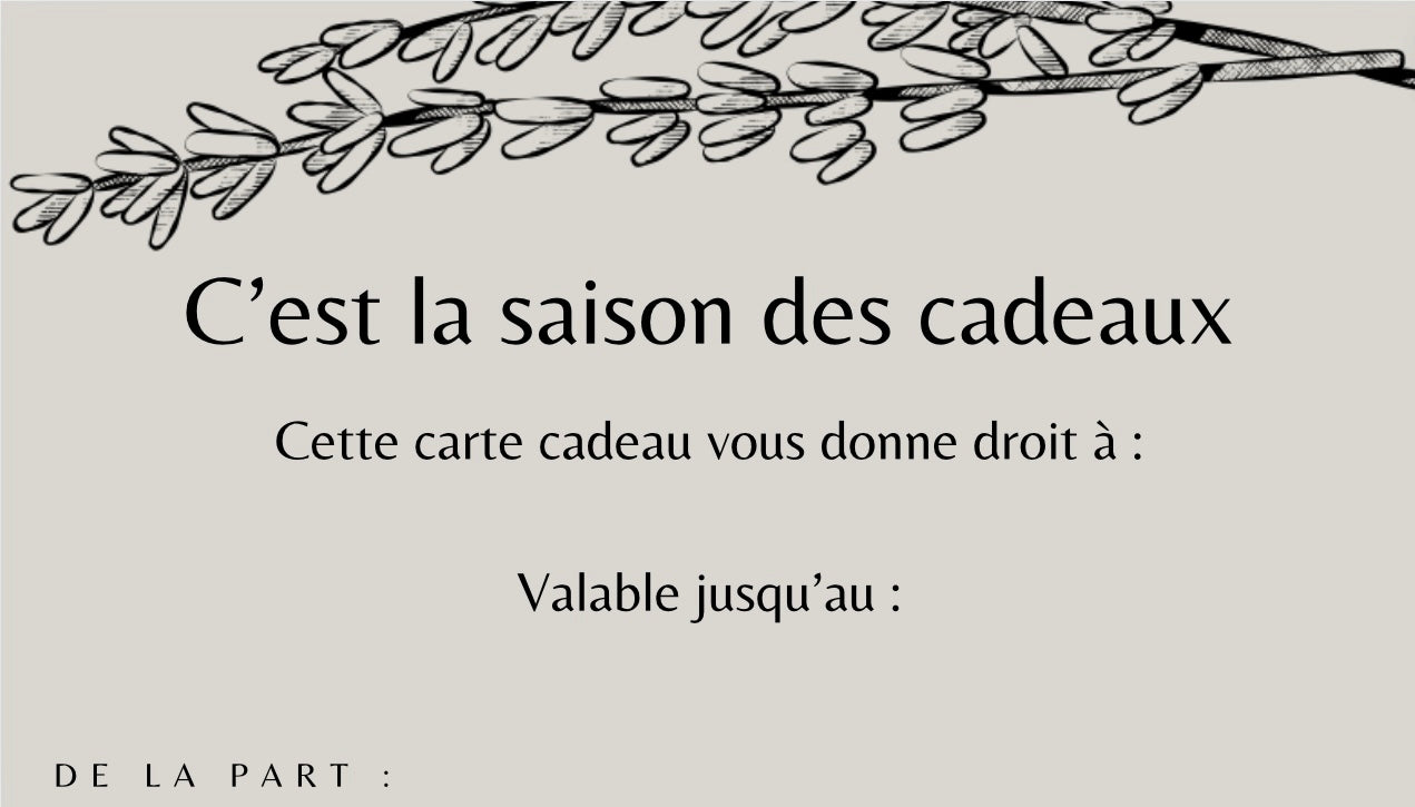 C’est la saison des cadeaux