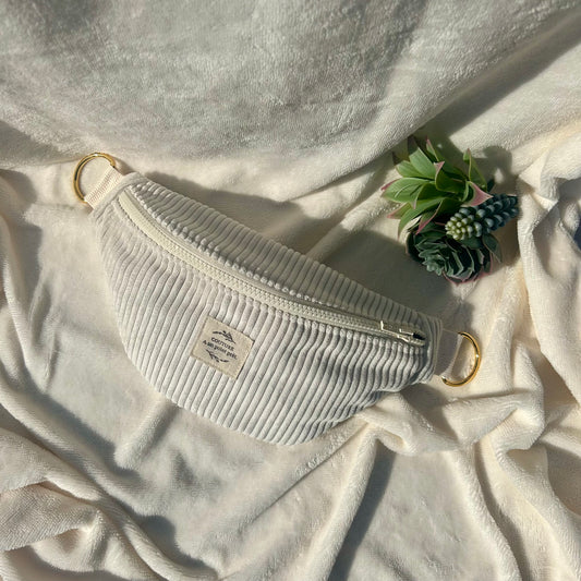 Banane velours blanc cassé