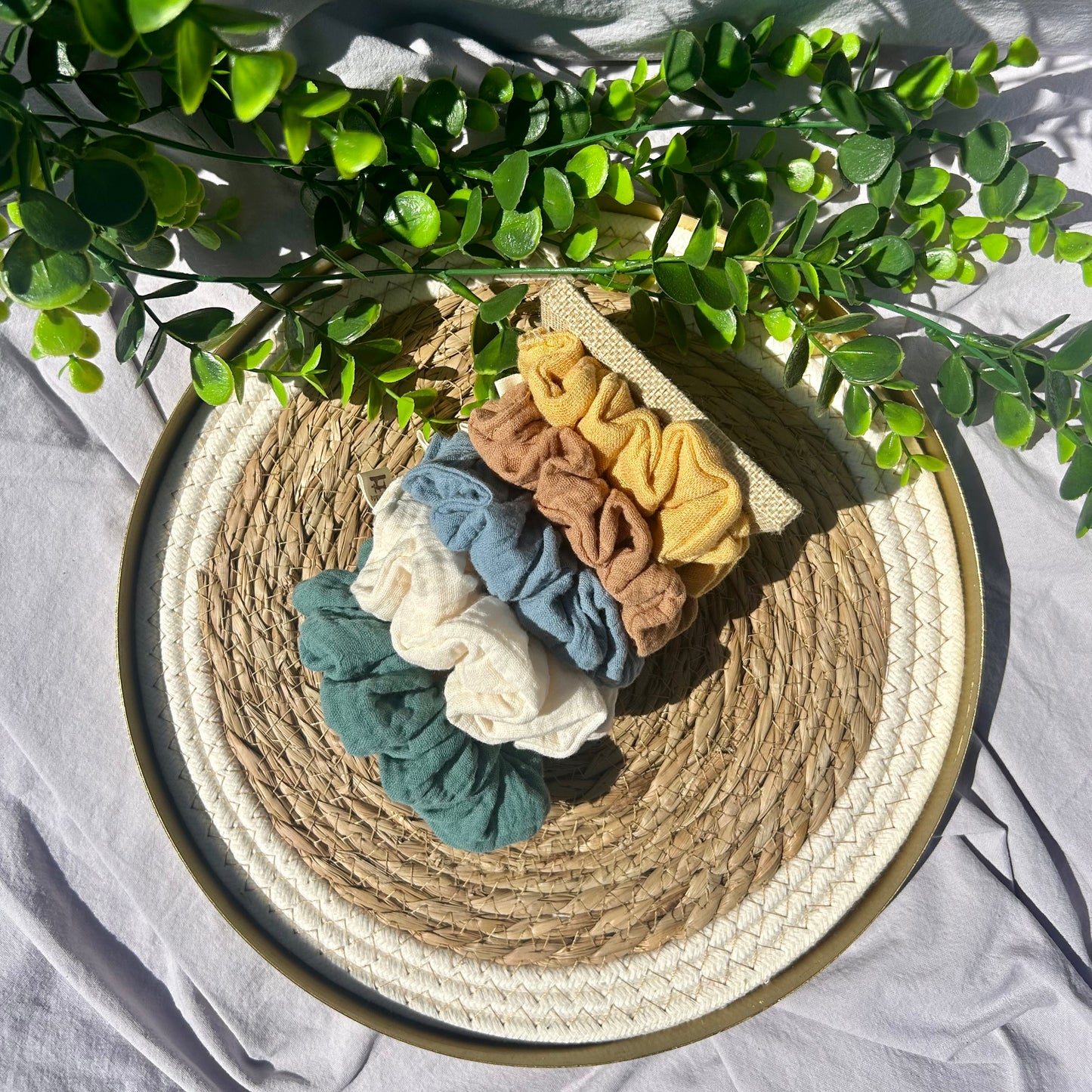 Chouchou en gaze de coton
