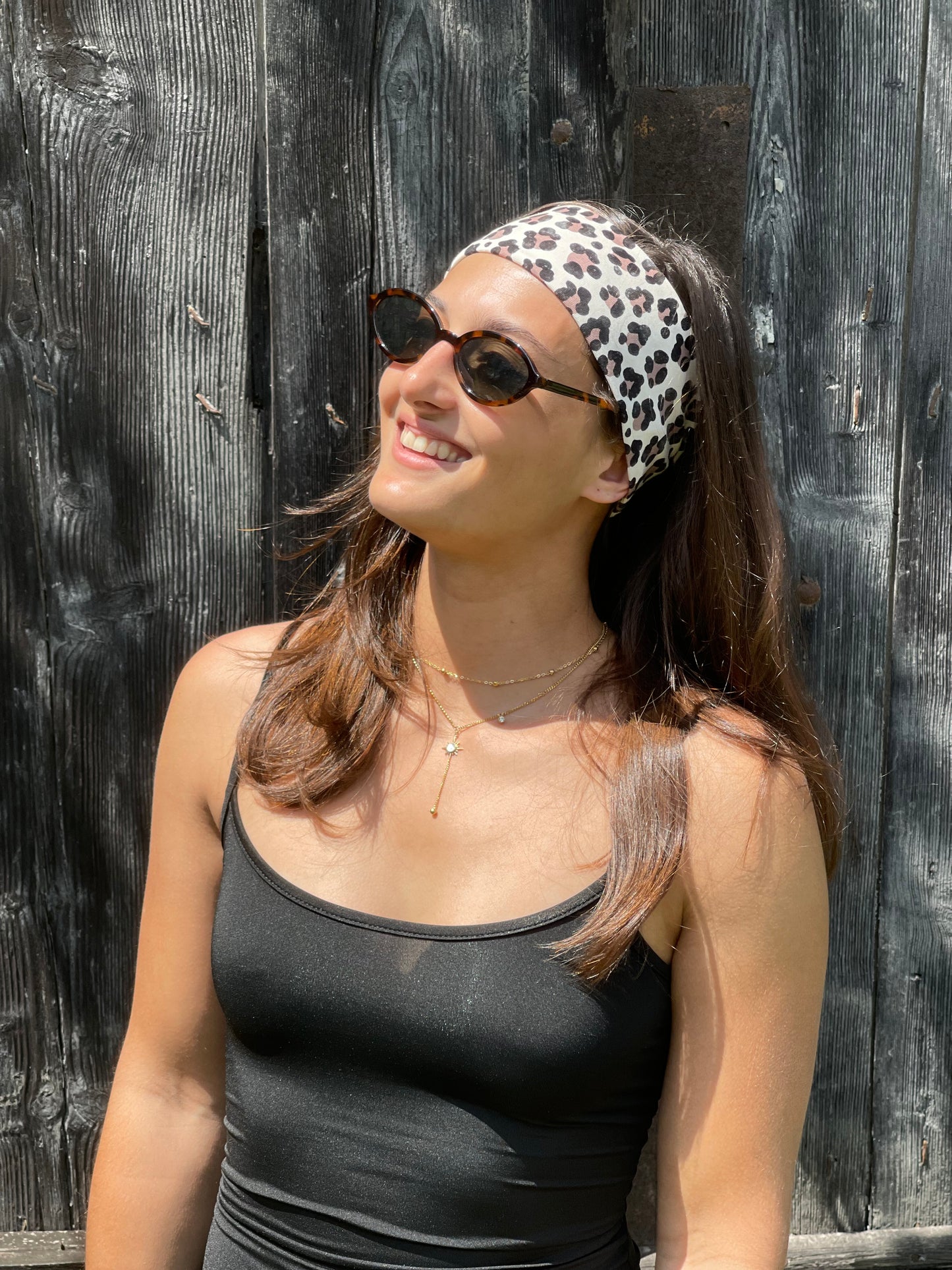 Bandeau léopard gros motif