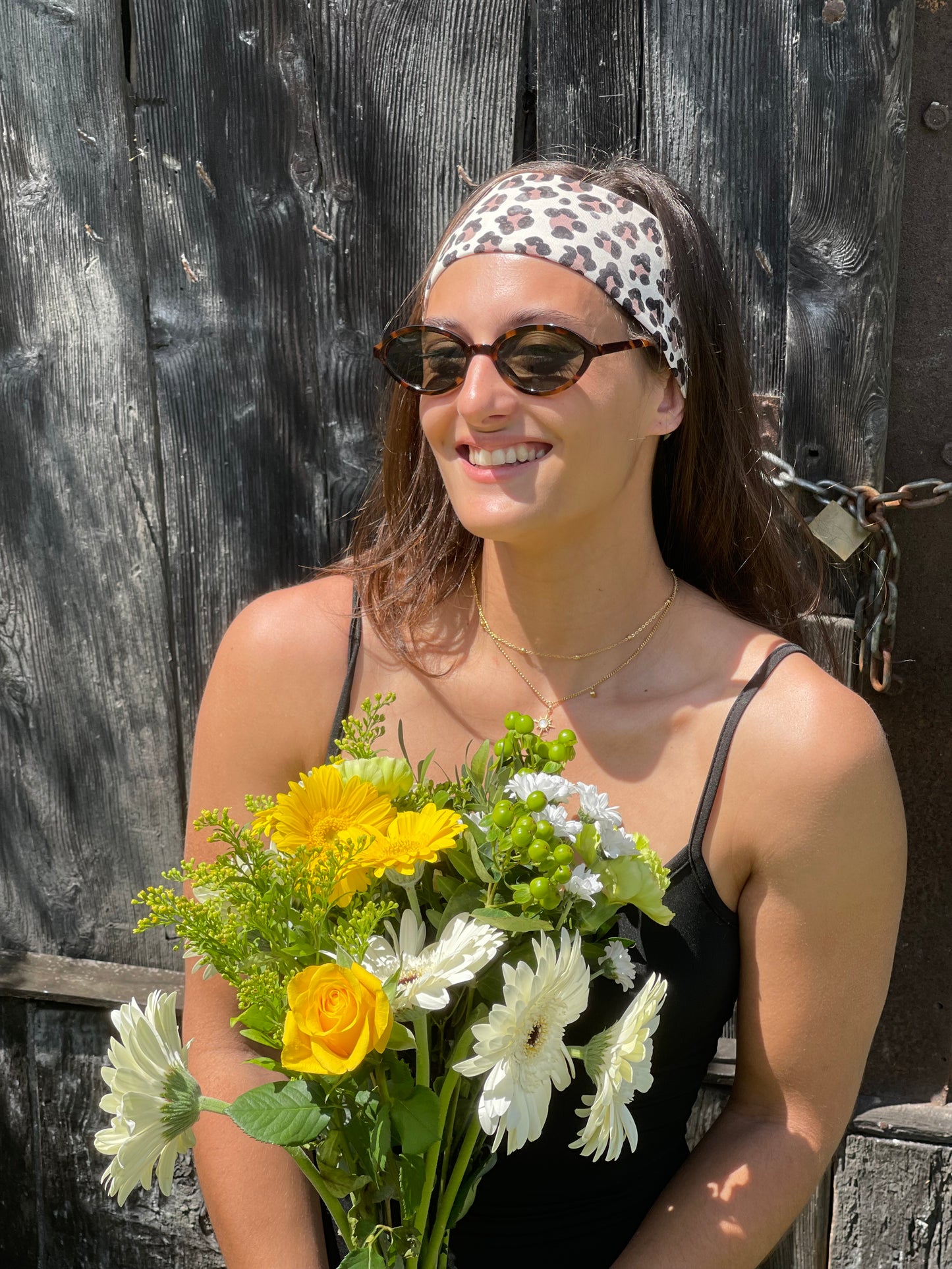 Bandeau léopard gros motif