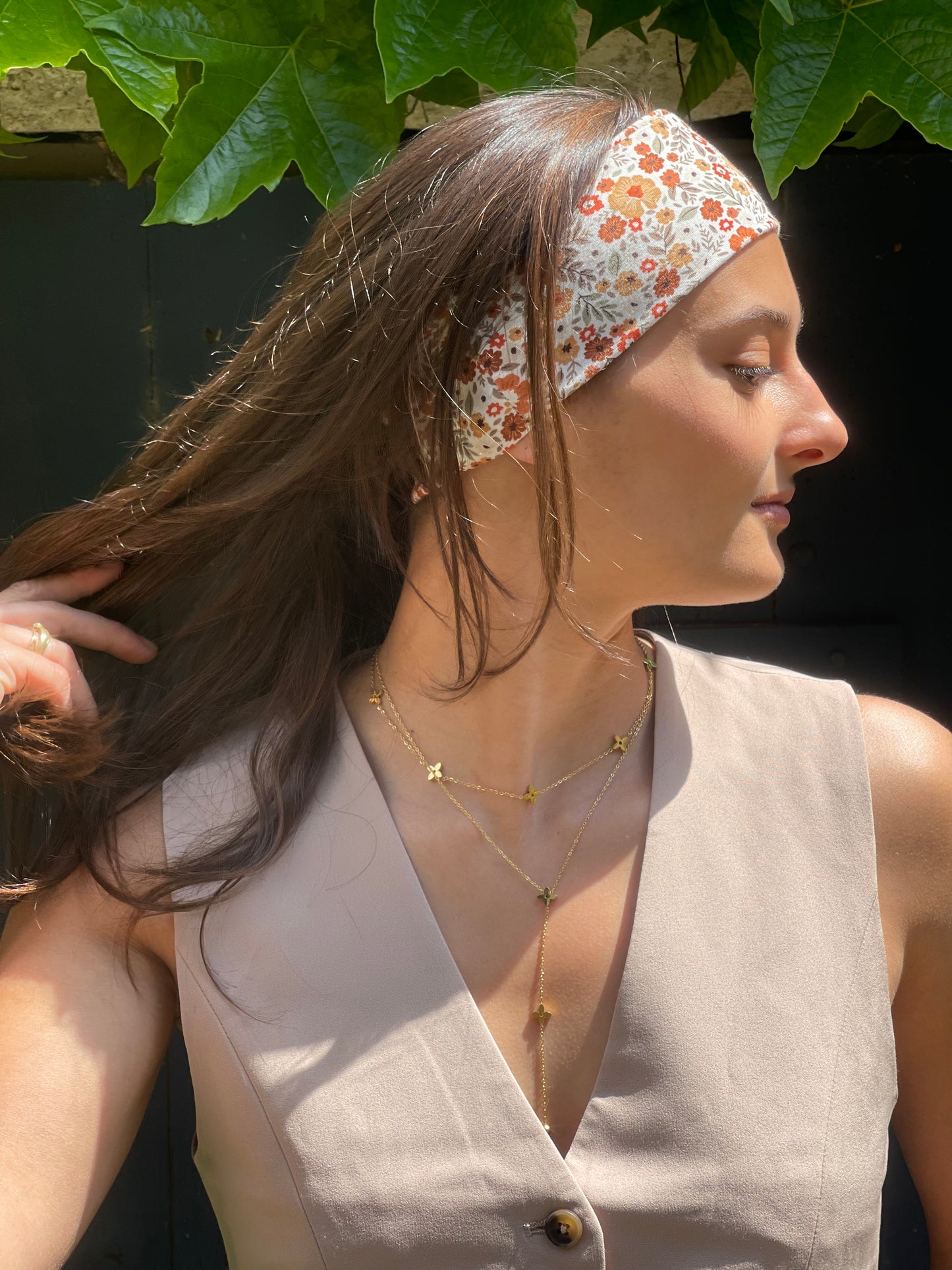 Bandeau fleurs automnales